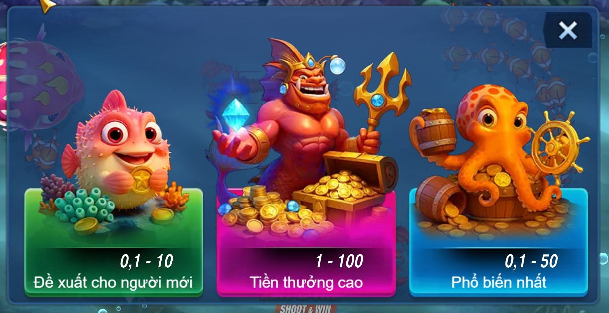 Dàn Sao Đánh Cá 2 Trò chơi mang đến sự thú vị với các mức cược linh hoạt
